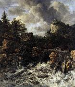 Jacob van Ruisdael The Waterfall Germany oil painting artist